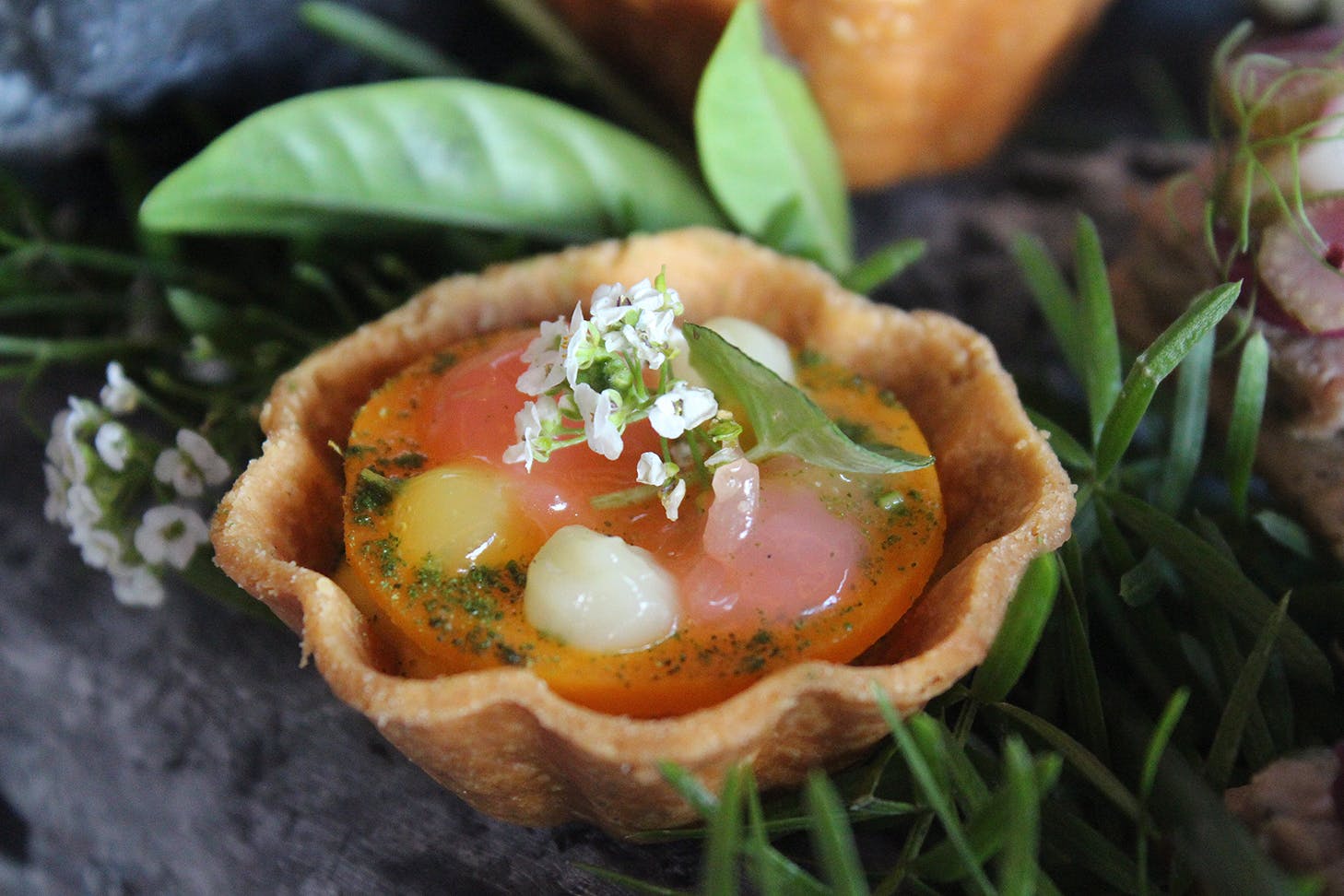 A delicate bite at the Park Hyatt.